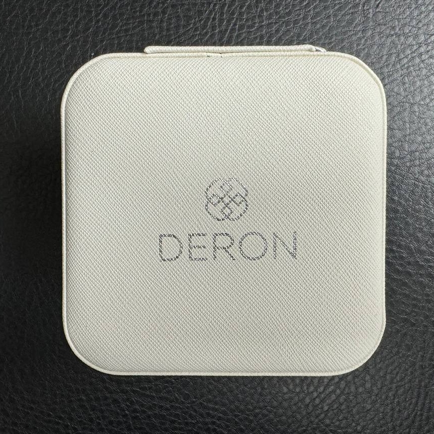 Square Box / PU Leather White-Gray / (Deron)